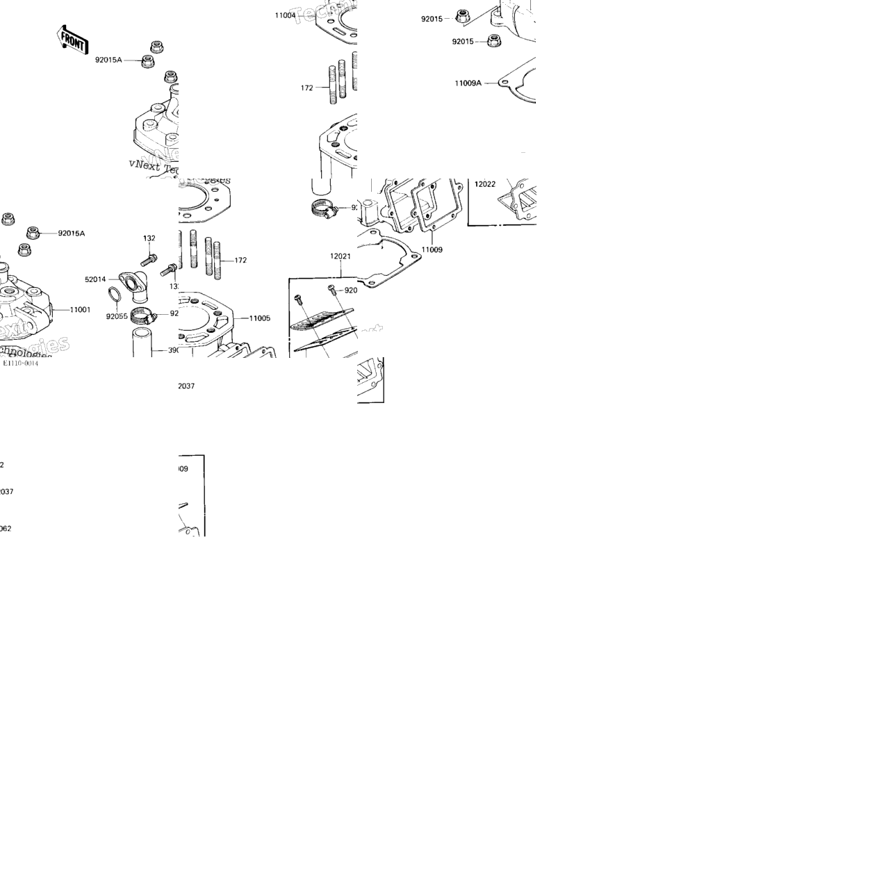 Cylinder Head/Cylinder/Reed Valve ('85 A