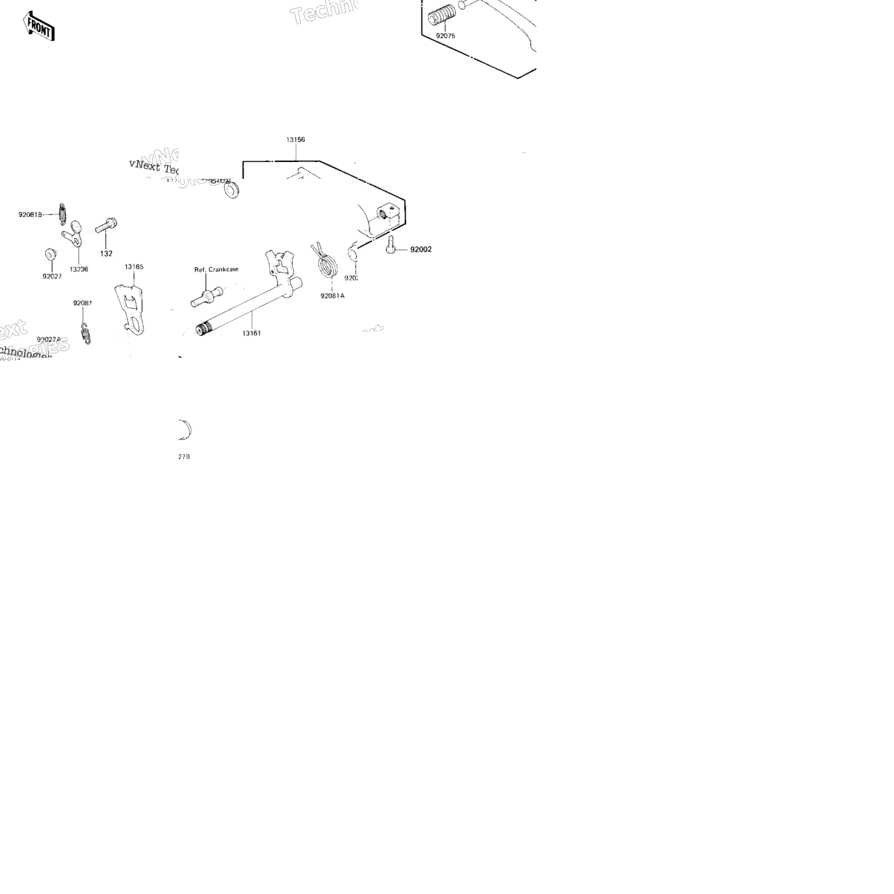 Gear Change Mechanism ('84 A1)