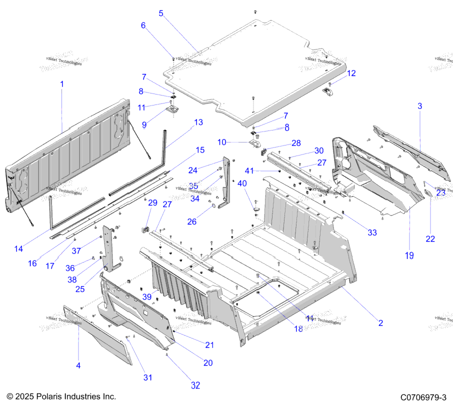 Body, Box Assembly, Rear