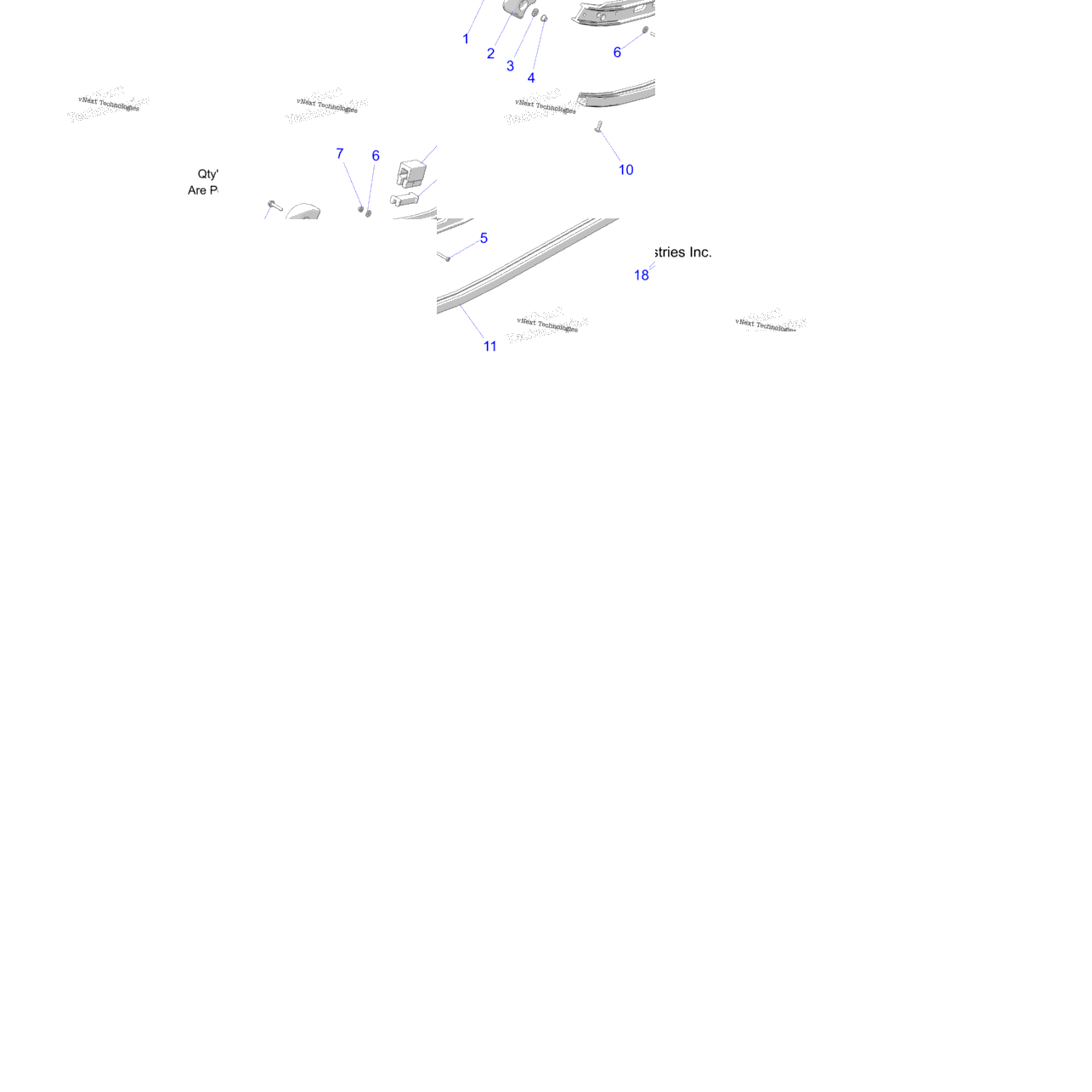 Suspension, Rail, Lh/Rh
