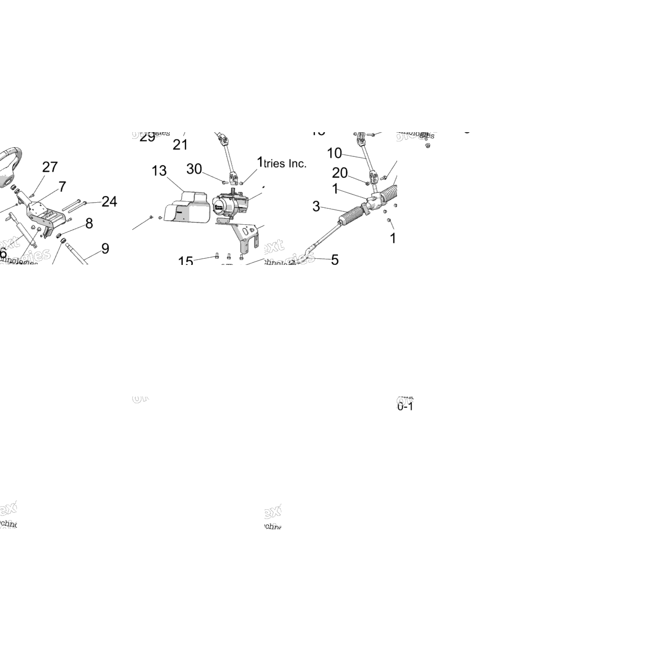 Steering, Power Steering Asm
