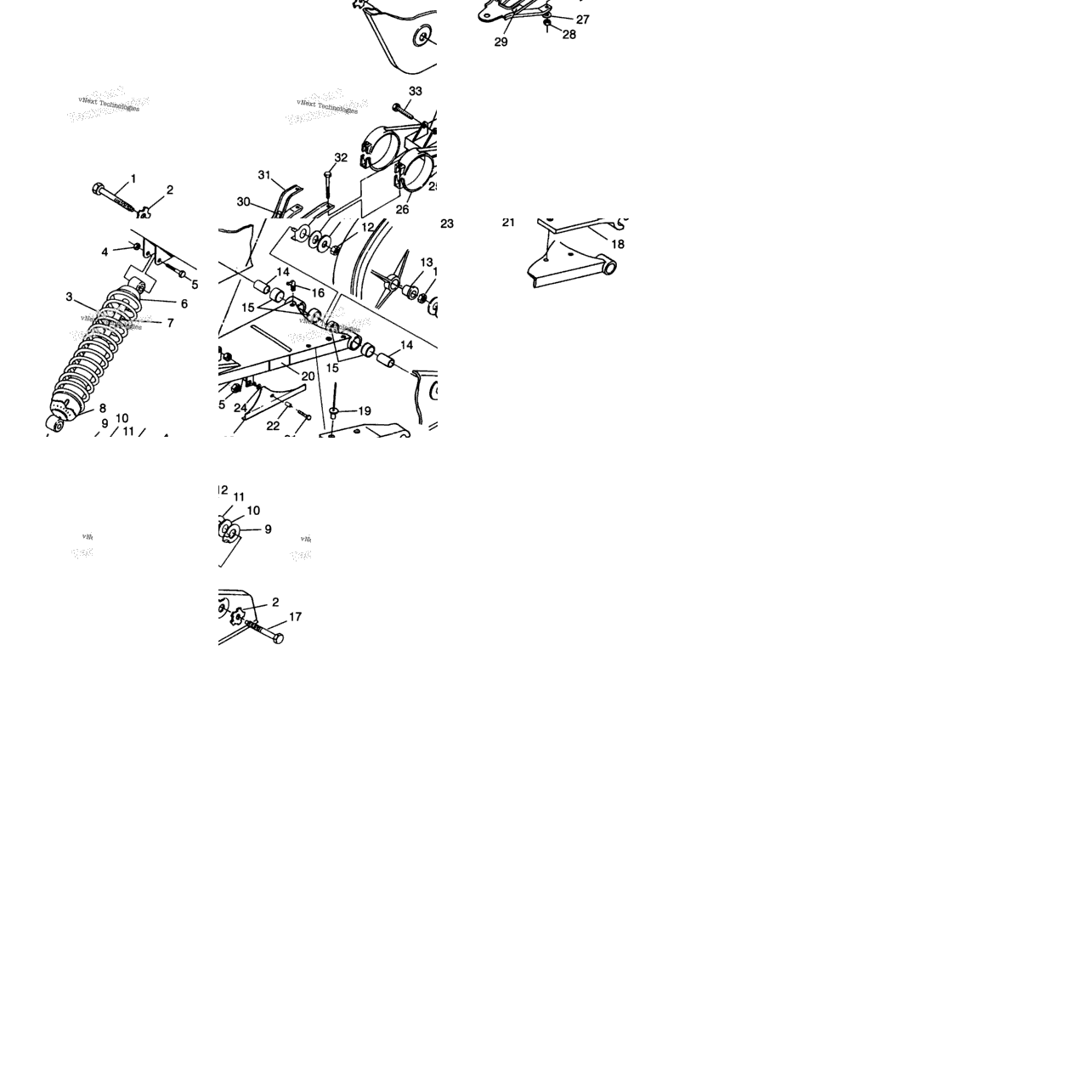 Swing Arm/Shock Mounting