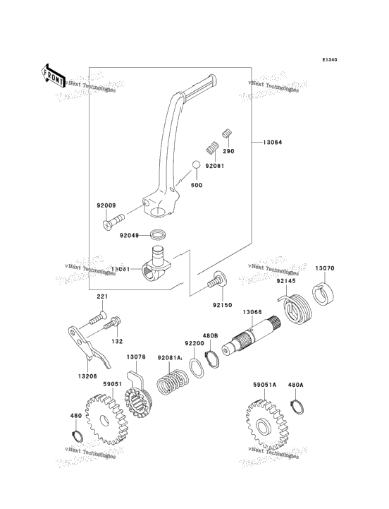 Kickstarter Mechanism
