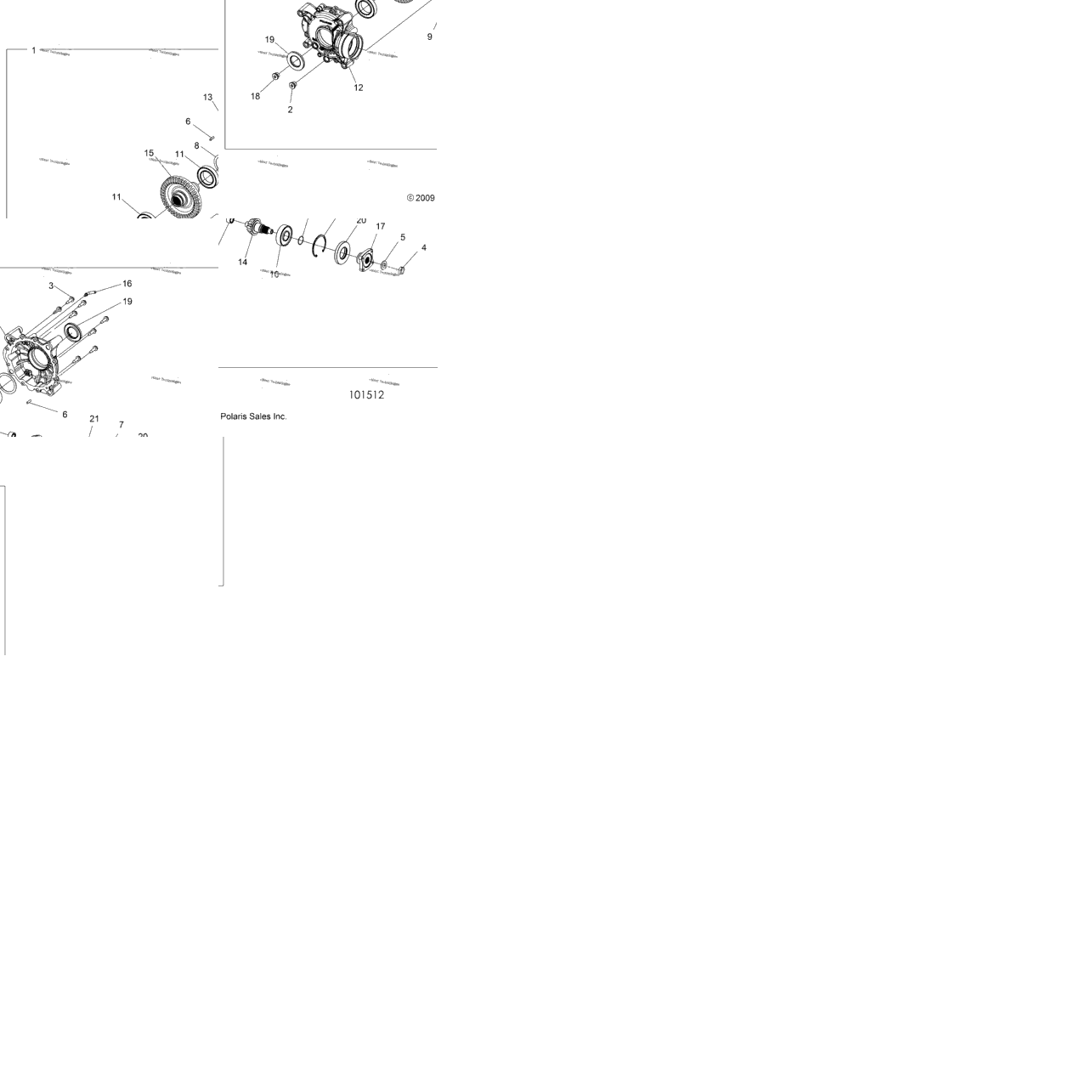 Drive Train, Rear Gearcase Internals