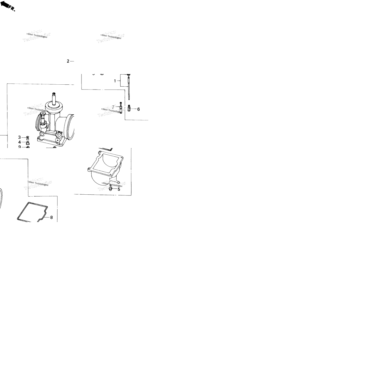 Carburetor O.P.Kit 85-89