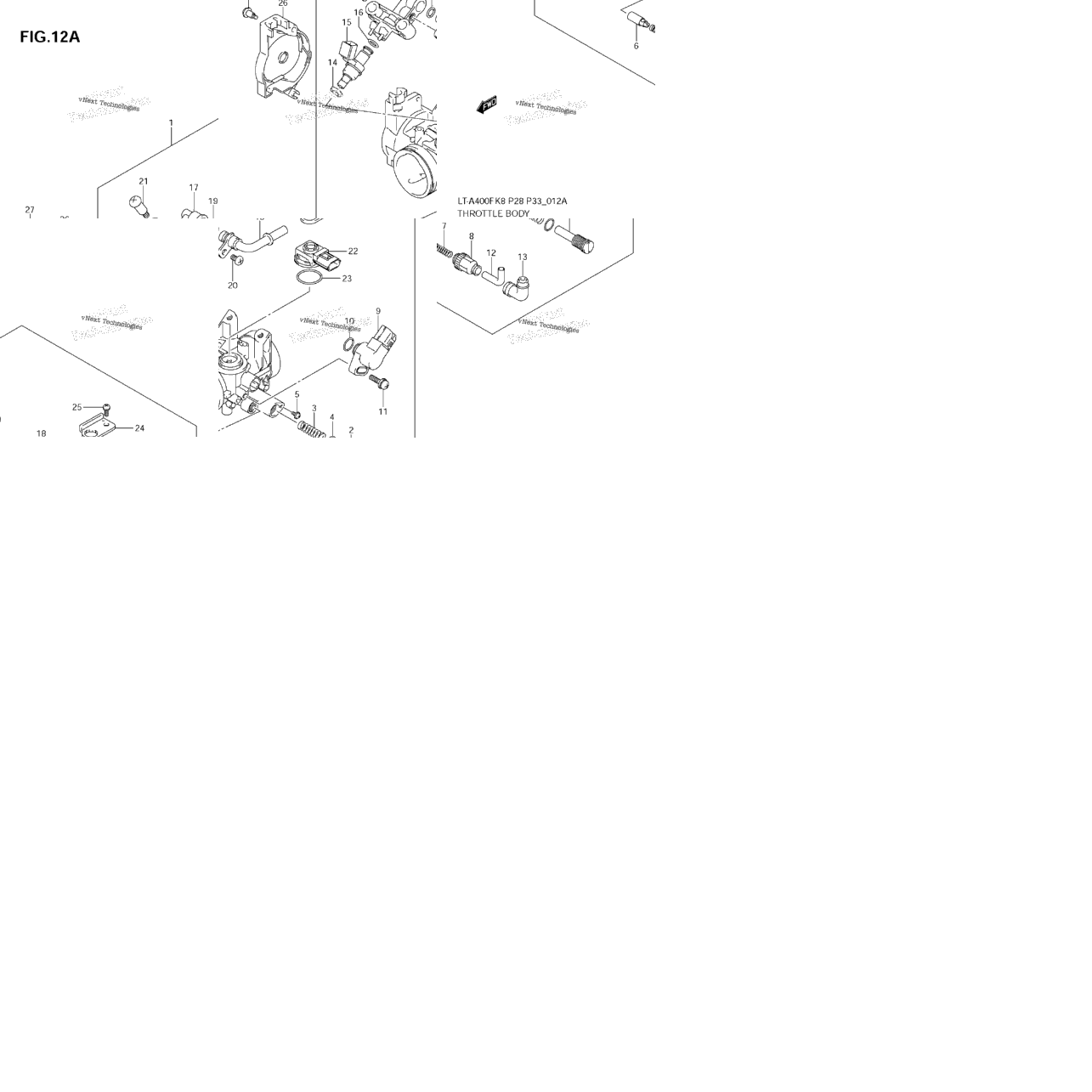 Throttle Body (Lt-A400fl0)
