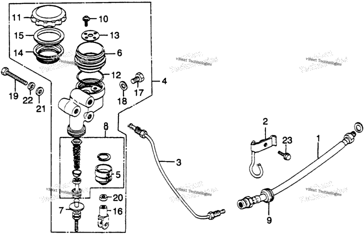Rear Master Cylinder
