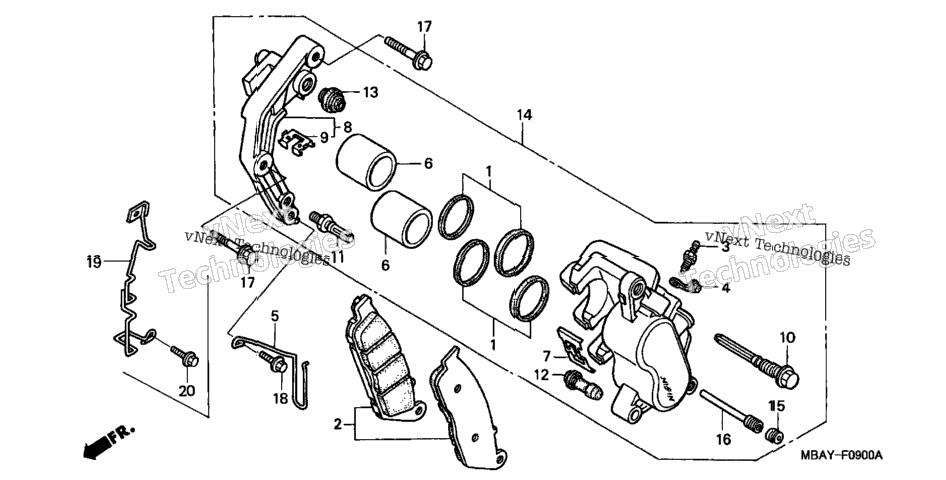 Front Brake Caliper