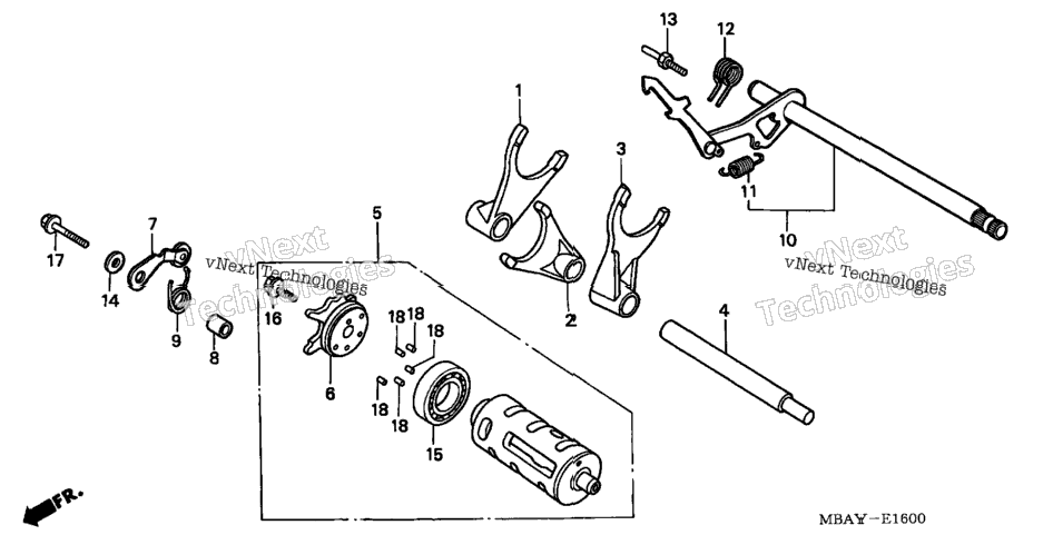 Gearshift Drum