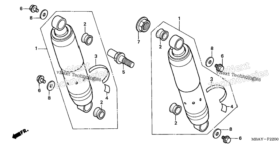 Rear Shock Absorber
