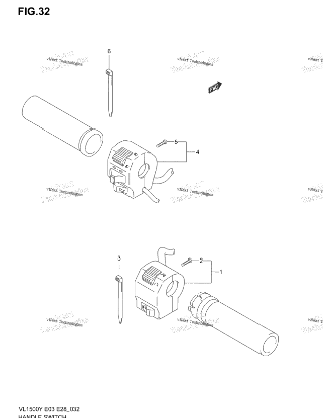 Handle Switch (Model W/X/Y/K1/K2)