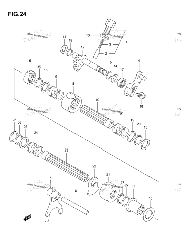 Gear Shifting (2)(Model K3)