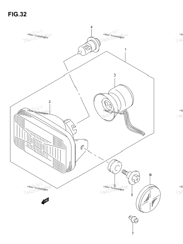 Headlamp (Model K3/K4)
