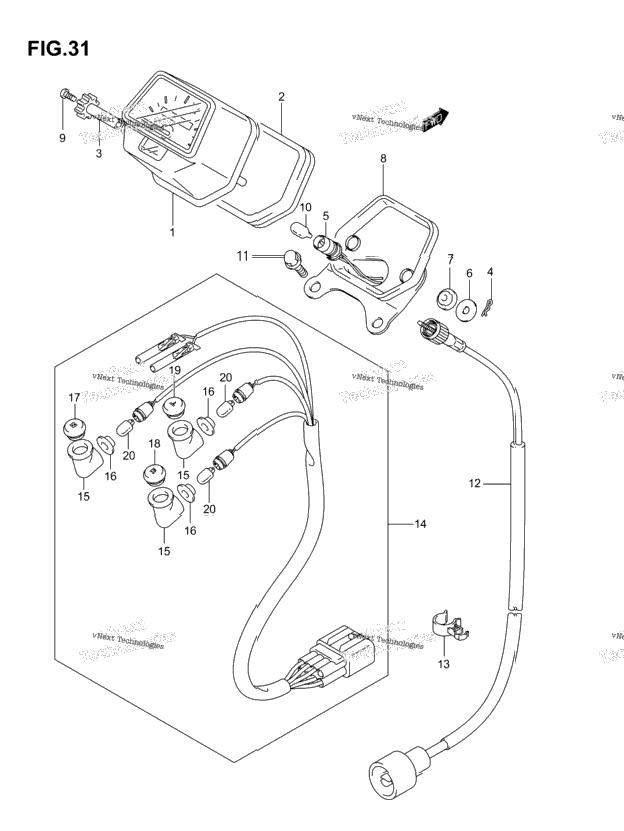 Speedometer (Model K3/K4)