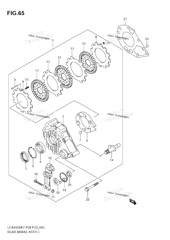 Rear Brake Assy