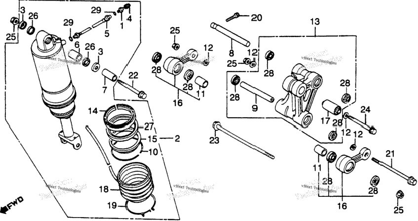 Rear Shock Absorber