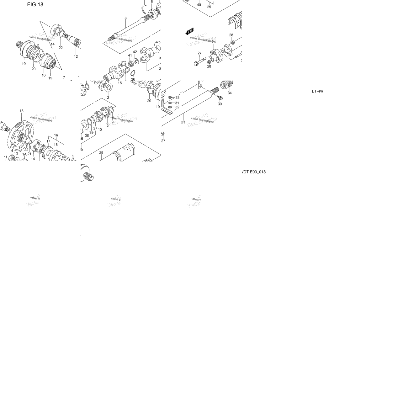 Secondary Gear - Propeller Shaft