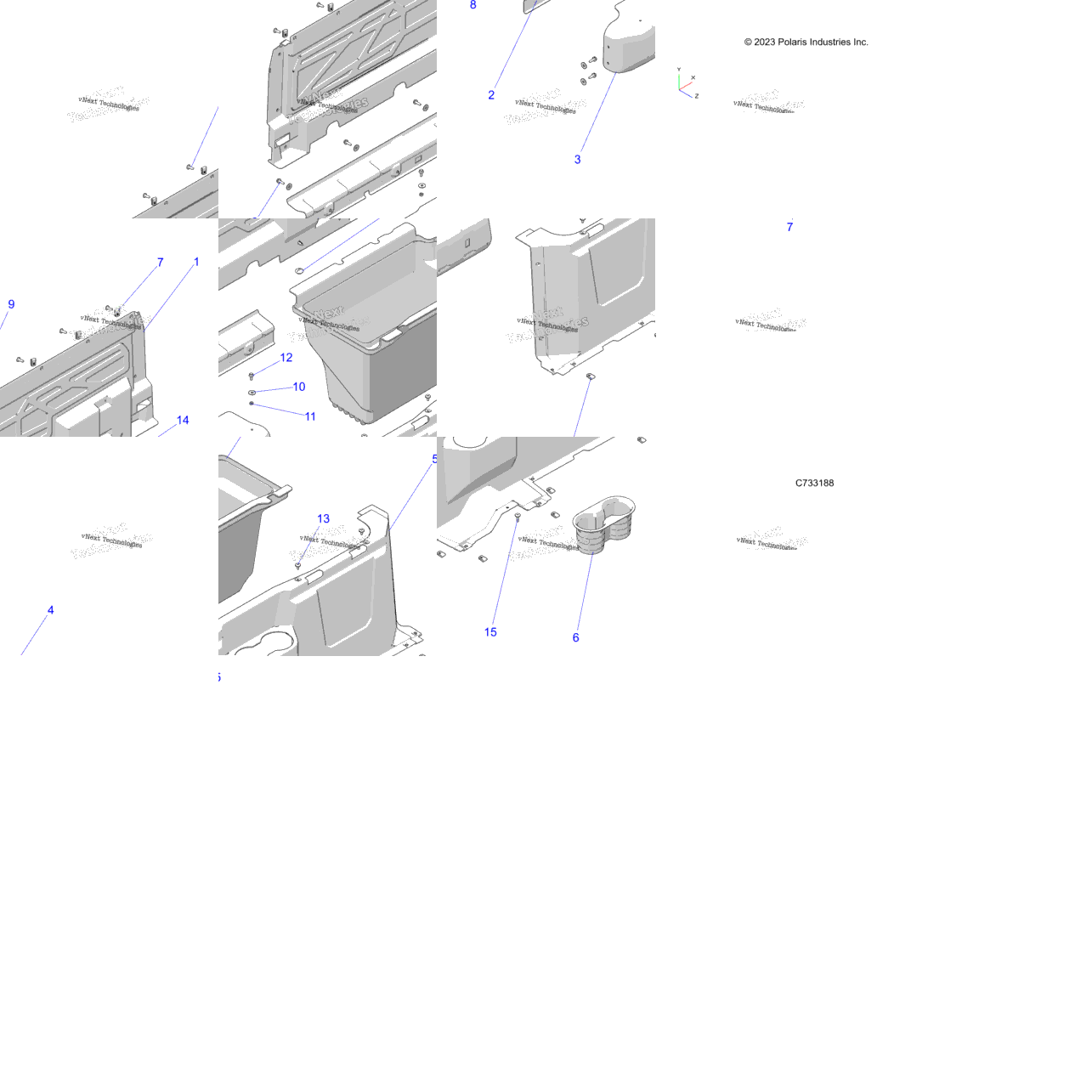 Body, Floor Closeoffs & Bin