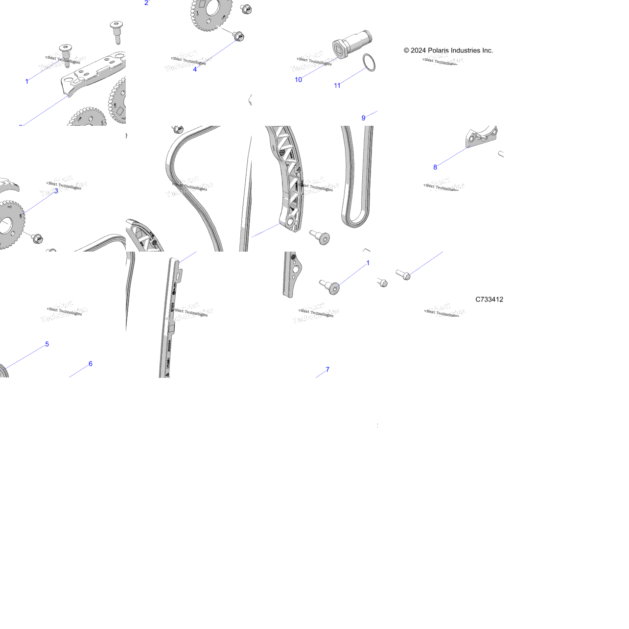 Engine, Cam Chain & Sprocket