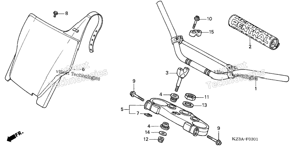 Handlebar + Top Bridge ('04-'07)