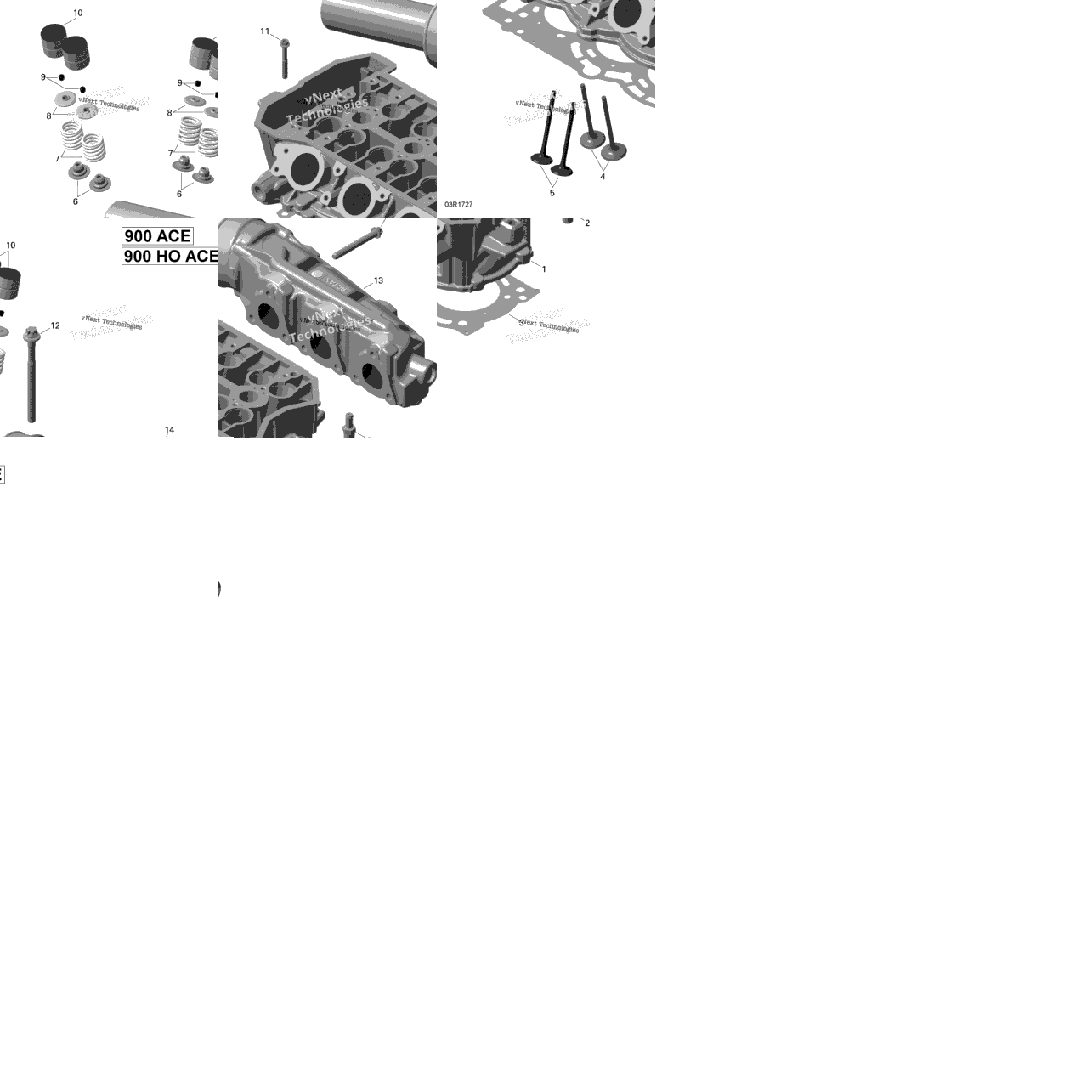 Cylinder Head - 900-900 Ho Ace