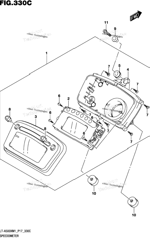 Speedometer (Lt-A500xpzm1 P17)