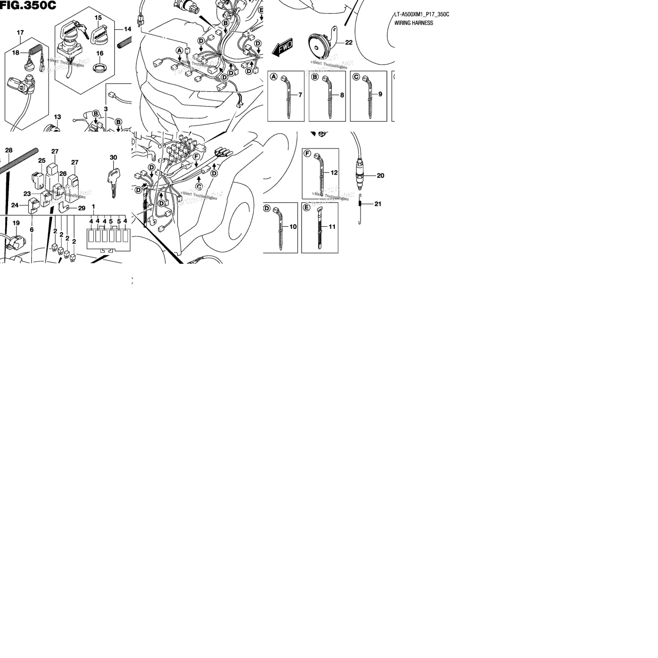 Wiring Harness (Lt-A500xpzm1 P17)