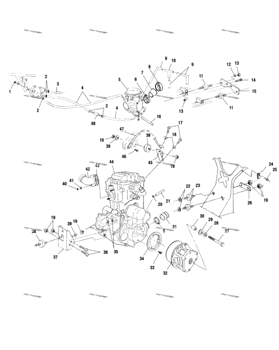 Engine Mounting A00ch50aa
