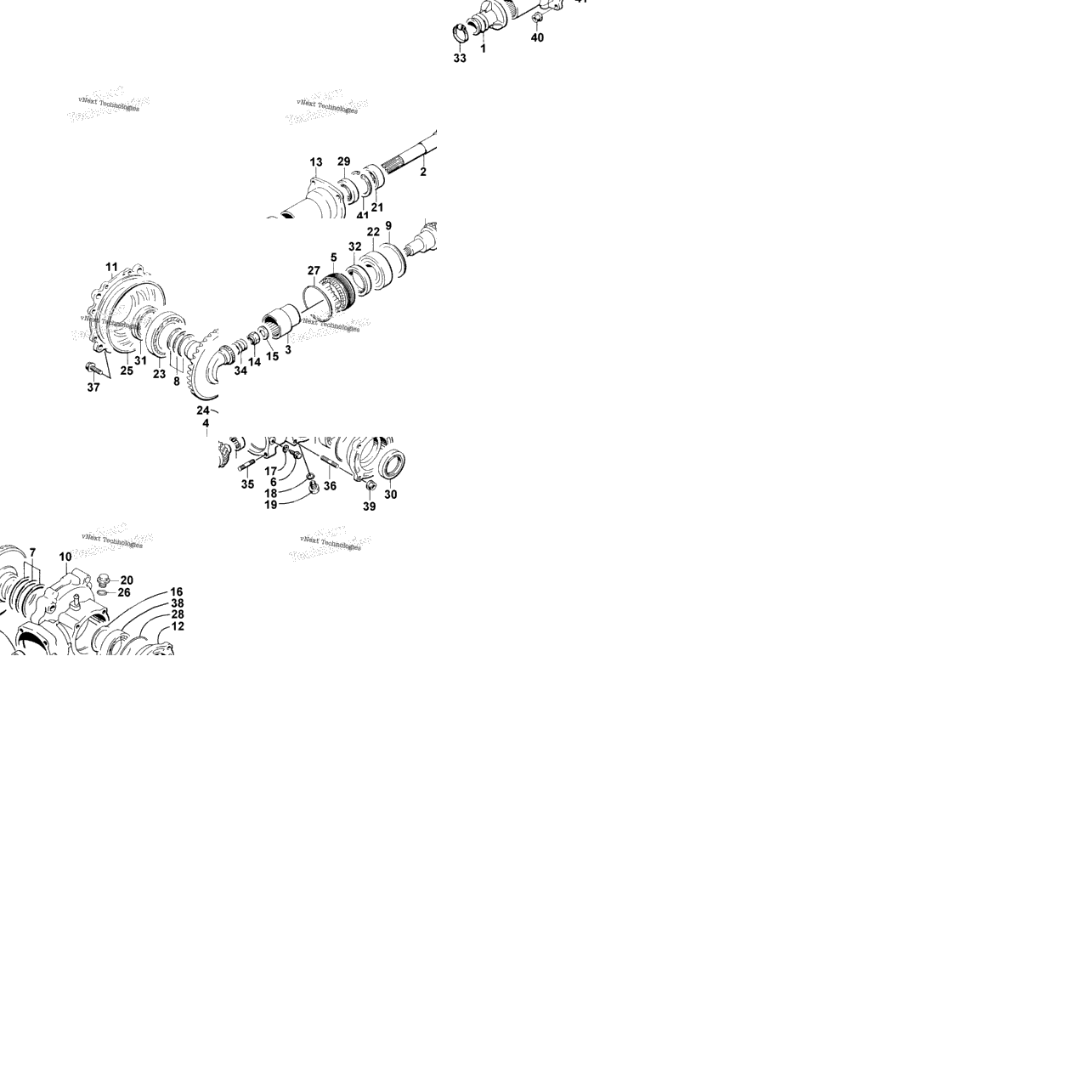 Rear Bevel Gear Assembly