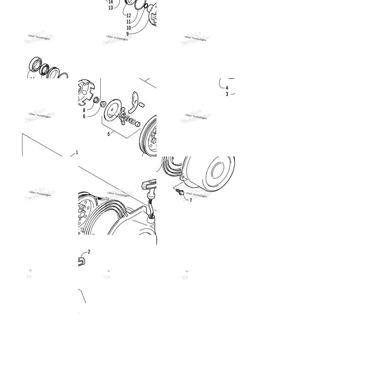 Recoil Starter Assembly