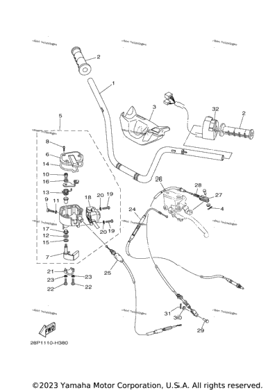 Steering Handle Cable
