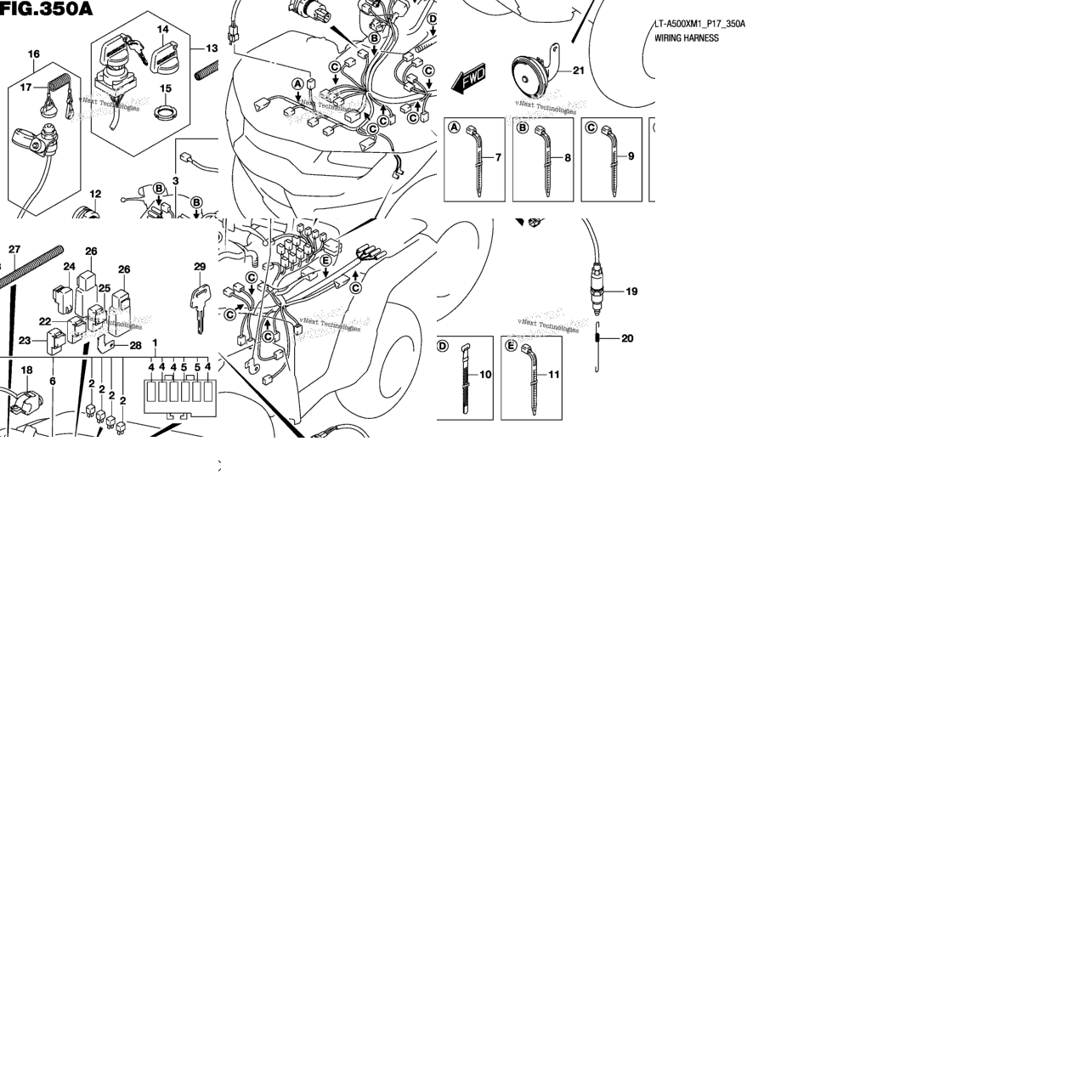 Wiring Harness (Lt-A500xm1 P17)