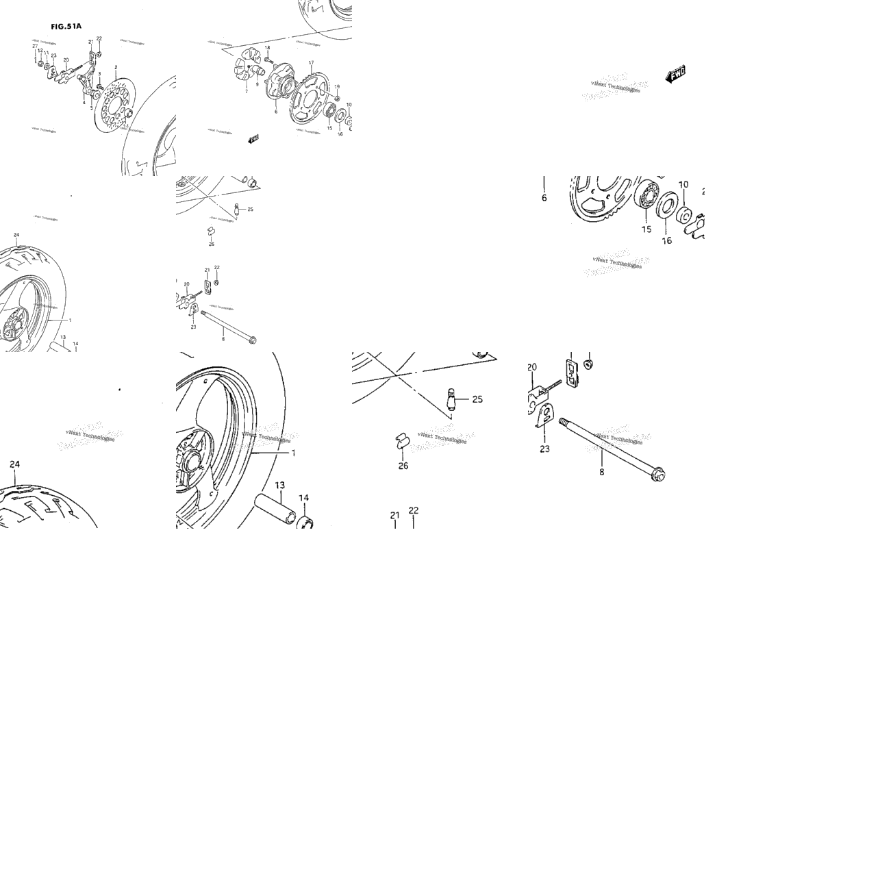 Rear Wheel (K/L/M/N/P/R)