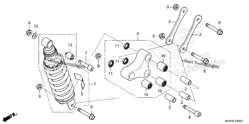 Rear Shock Absorber