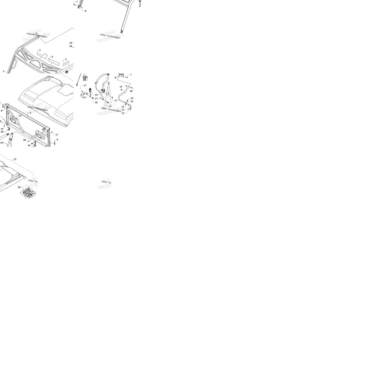 Rops And Seat Belt Assembly