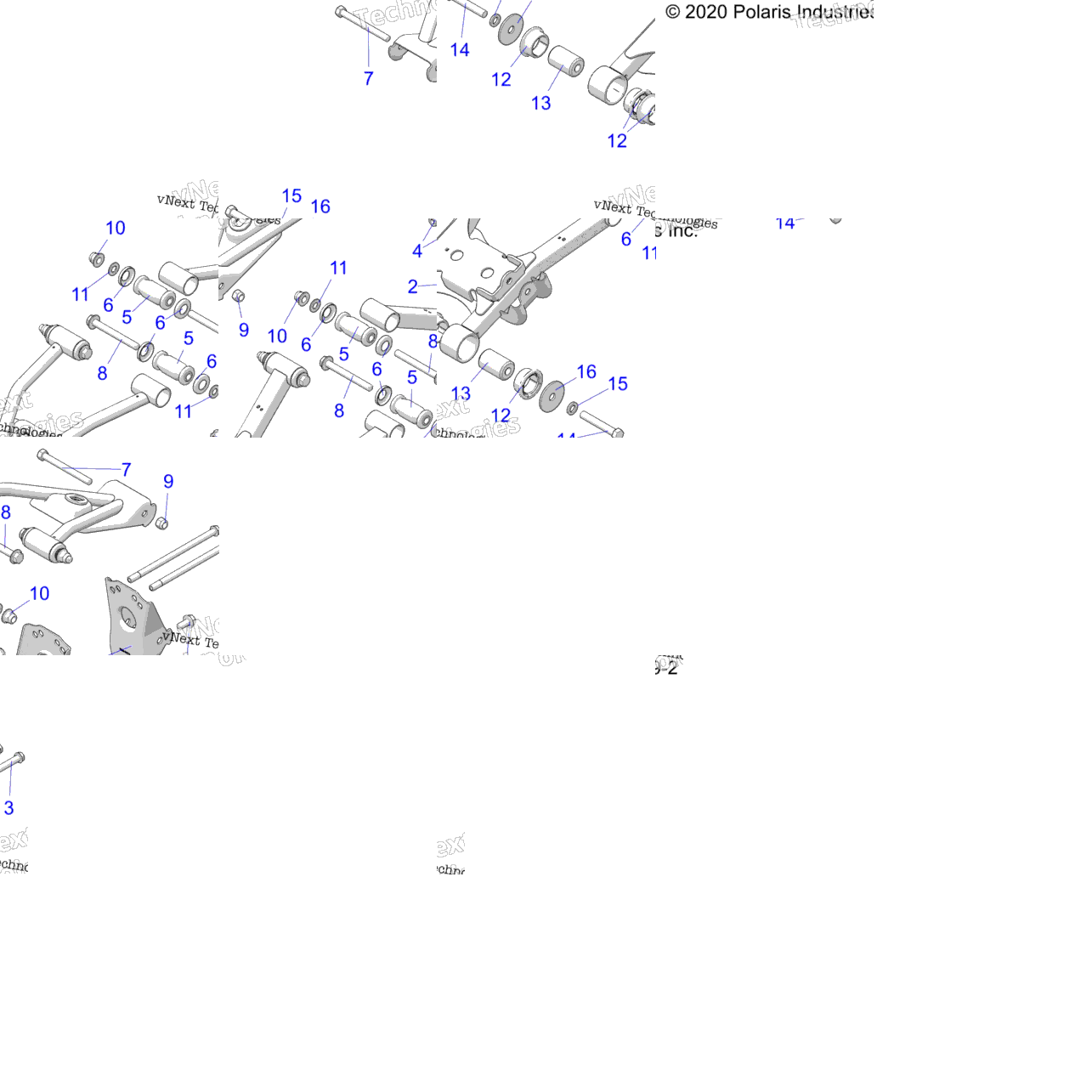 Suspension, Rear Control Arm, Mounting