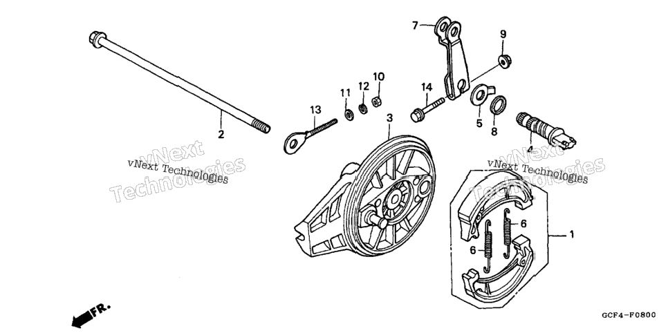 Rear Brake + Panel