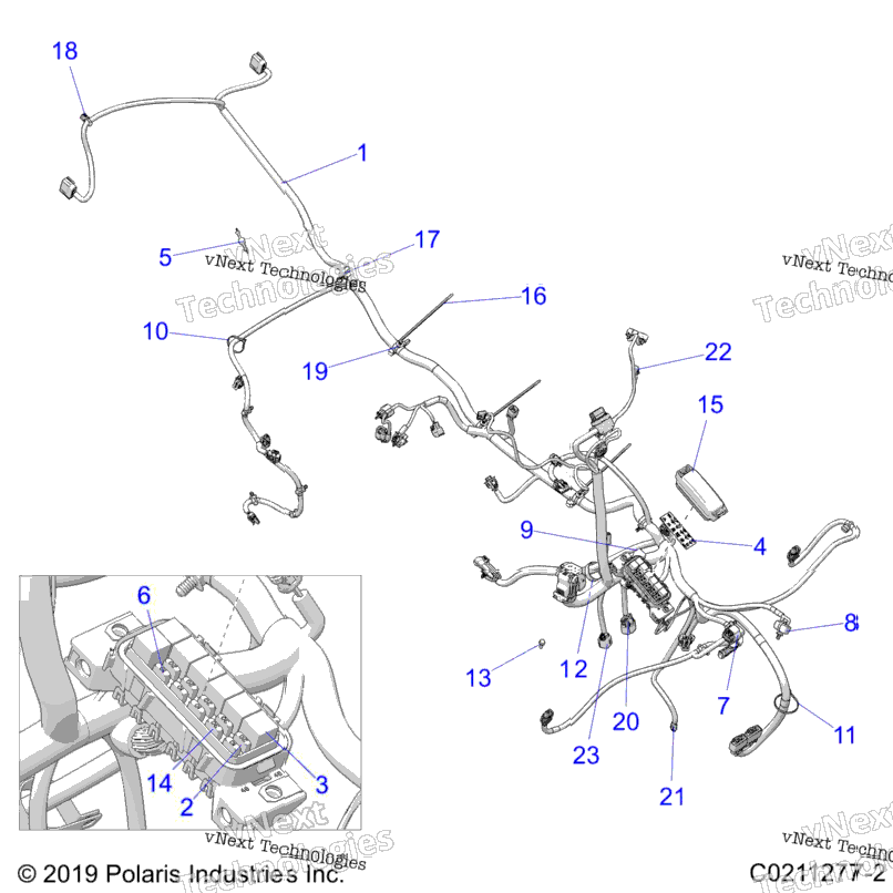 Electrical, Main Wire Harness