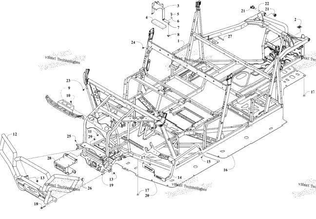 Frame And Related Parts