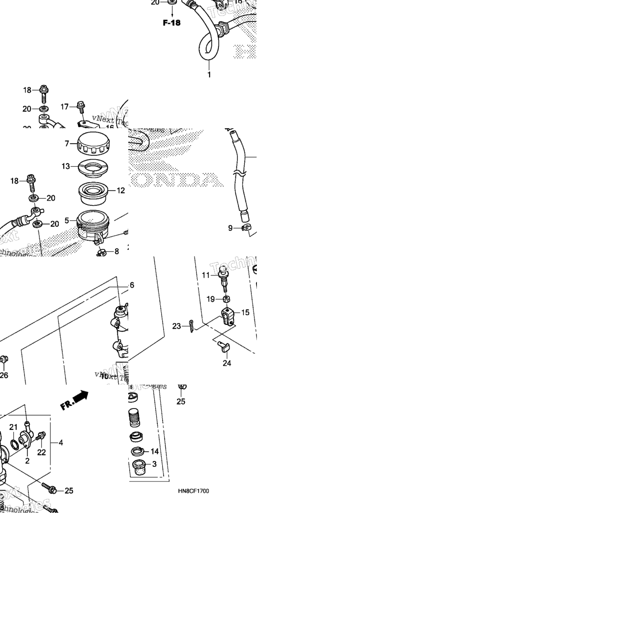 Rear Brake Master Cylinder
