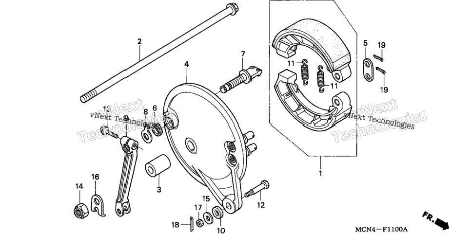 Rear Brake Panel