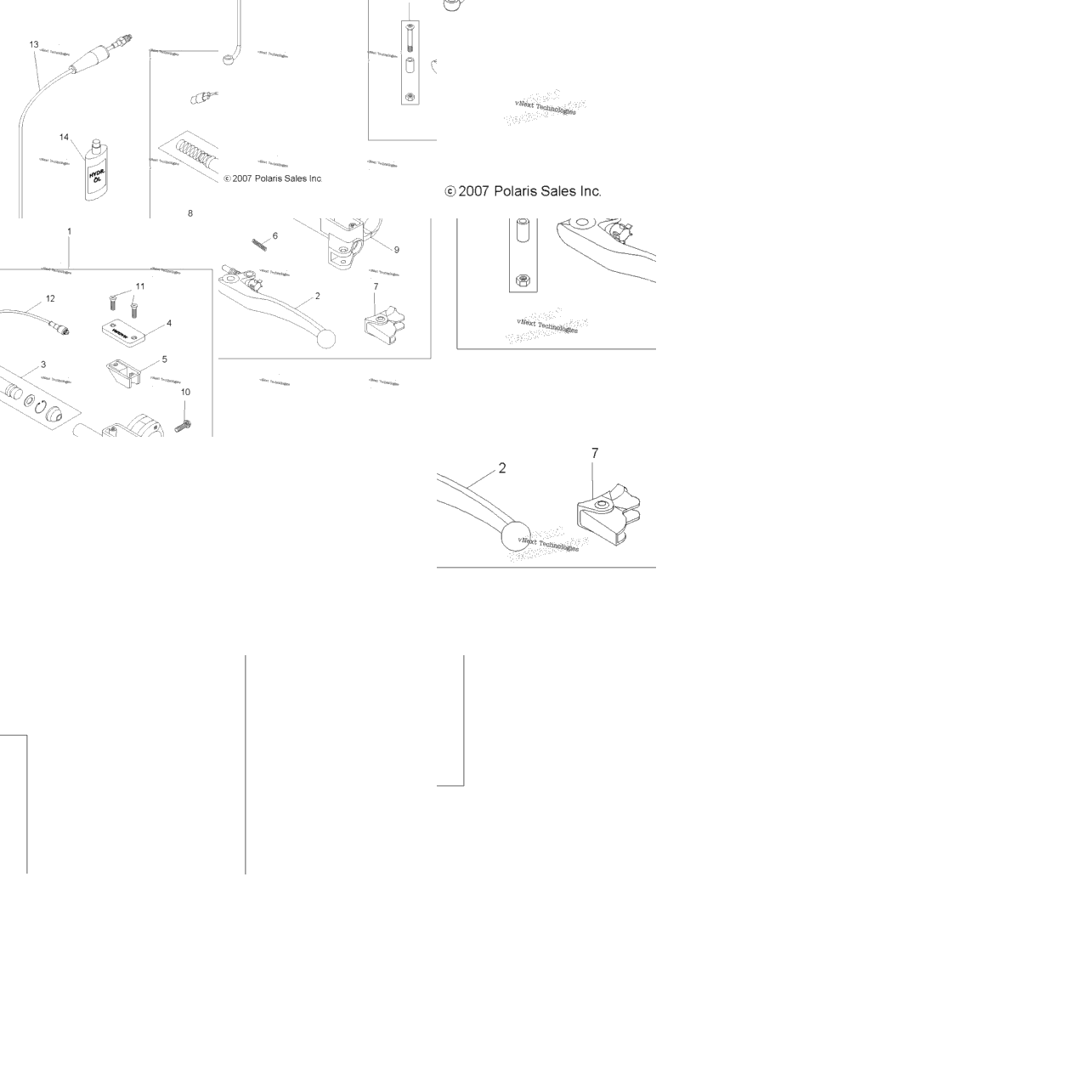 Engine, Clutch Lever & Master Cylinder