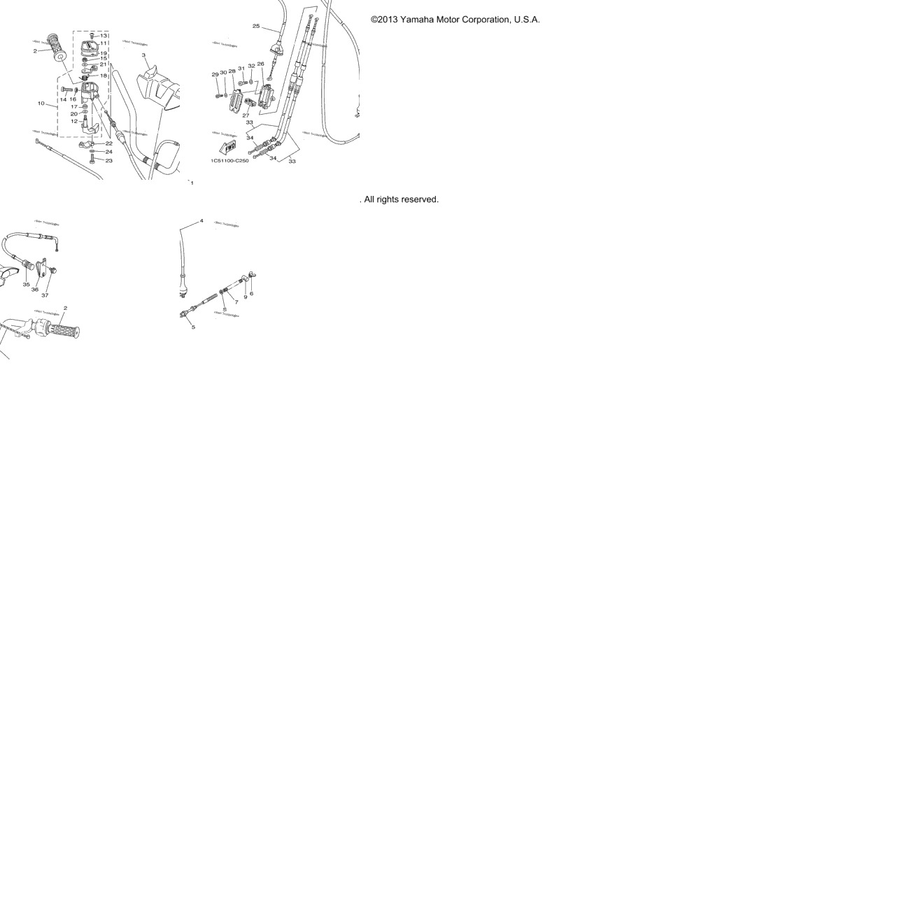 Steering Handle Cable