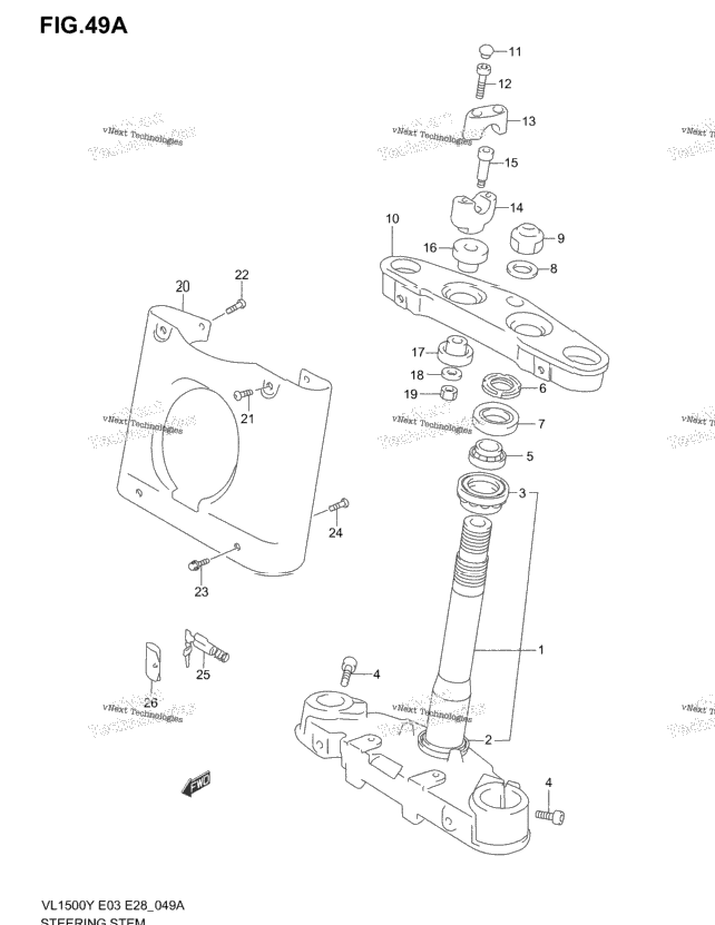 Steering Stem (Model Y)
