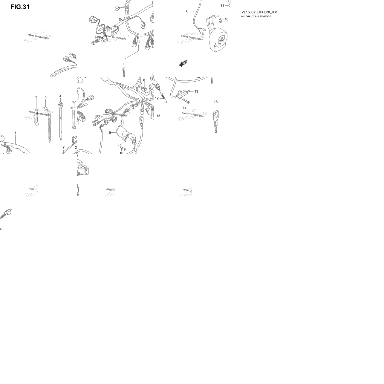 Wiring Harness (Model W/X)