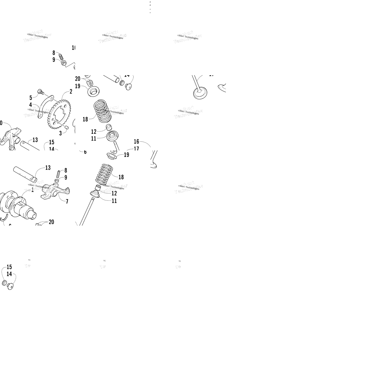 Camshaft/Valve Assembly