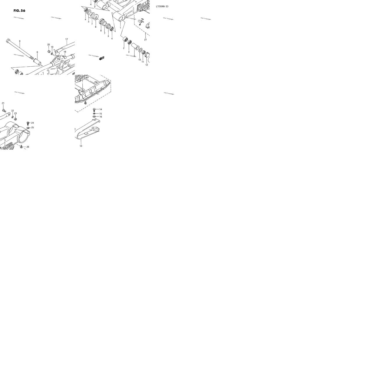 Rear Swinging Arm (Model F)