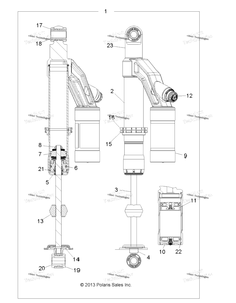 Suspension, Shock, Rear