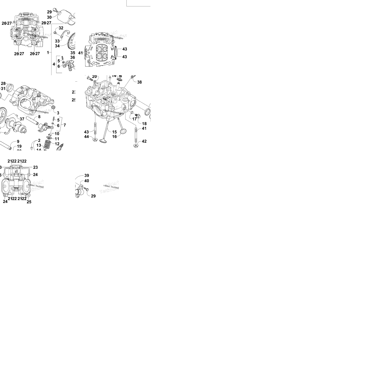 Cylinder Head And Camshaft/Valve Assembly