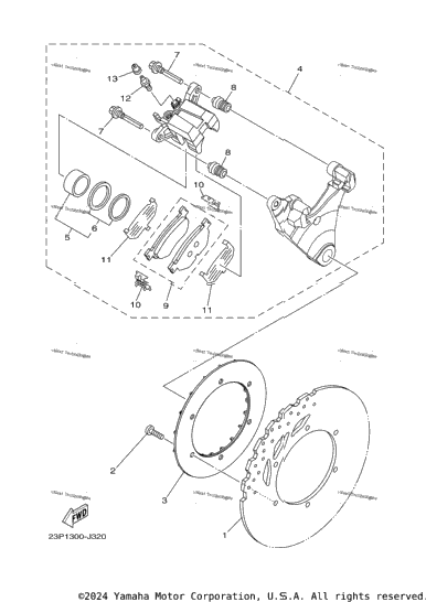 Rear Brake Caliper